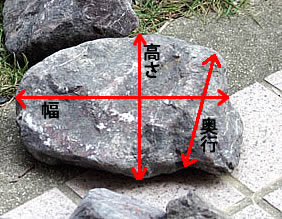 松本　庭石の処分・撤去作業