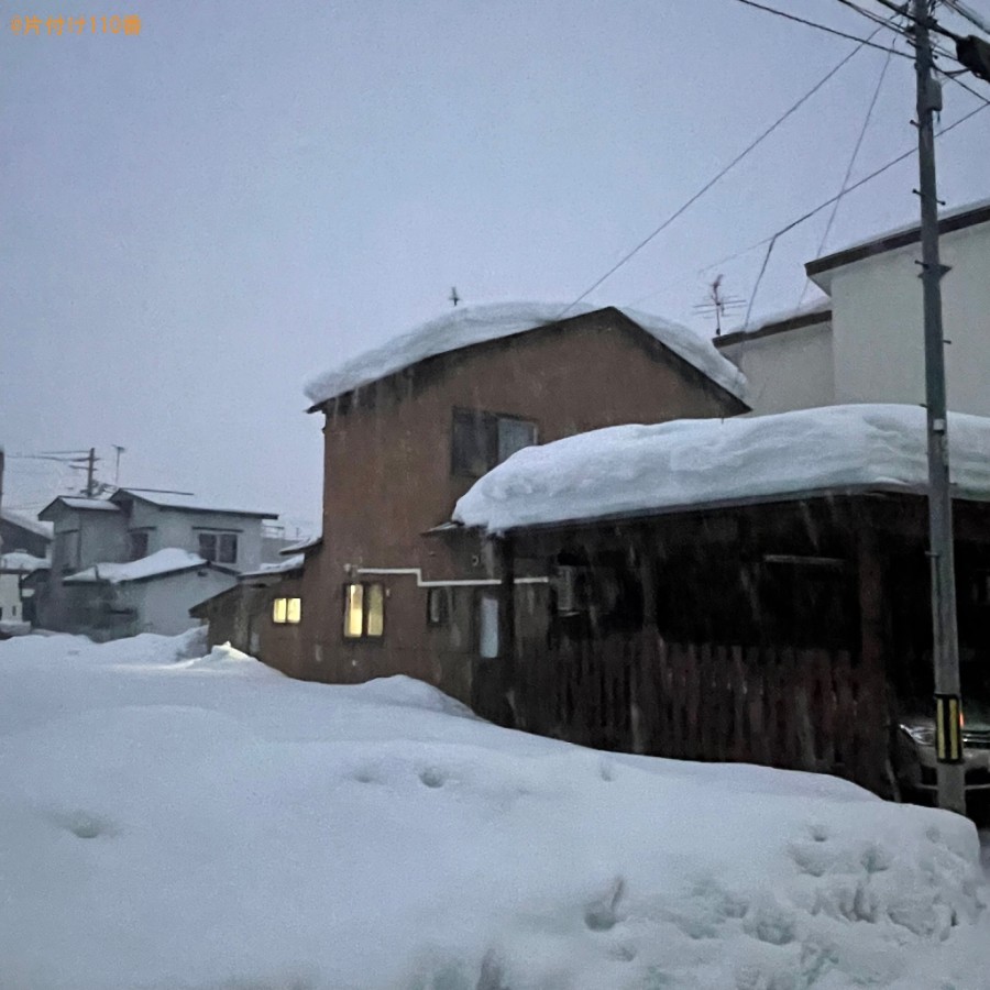 屋根の雪下ろし作業ご依頼　お客様の声