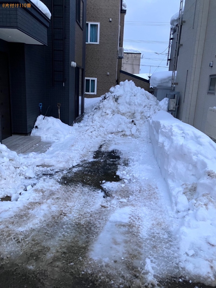 雪かき作業ご依頼　お客様の声