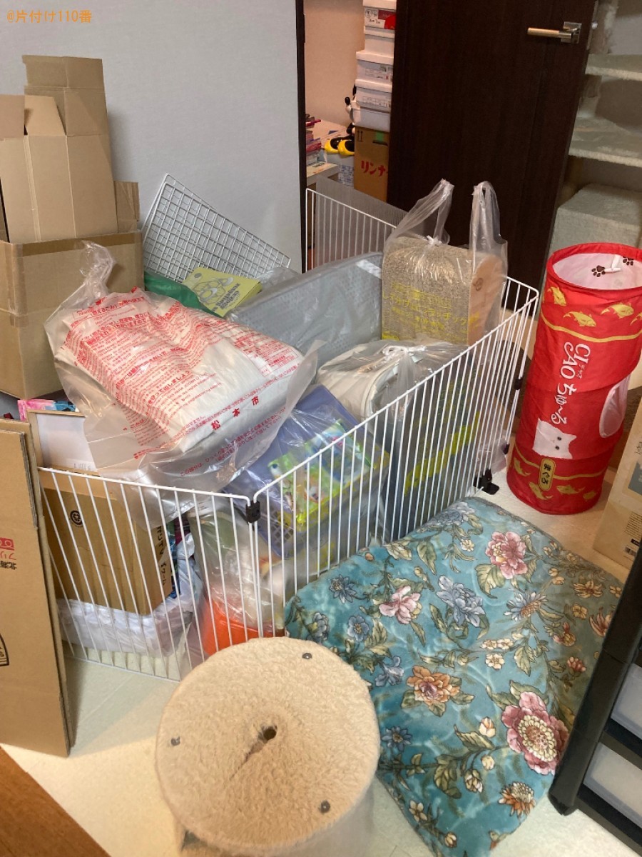 【松本市】衣装ケース、カラーボックス、キャットタワー等の回収